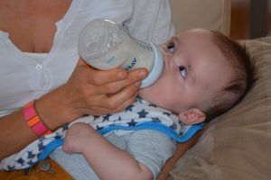 baby, bottle, feeding, gassy