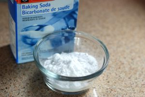 baking soda, earwax