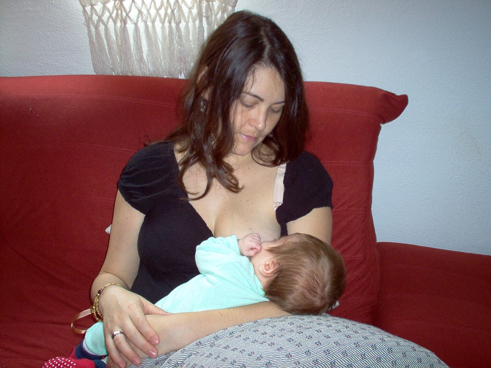 Breastfeeding, cold in babies