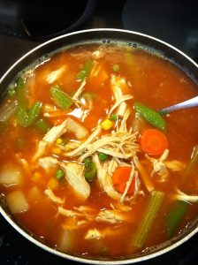 chicken, soup, spicy, food allergies