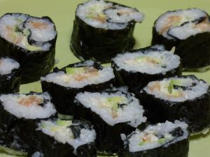 sushi, nori, rice, fish, hypothyroidism