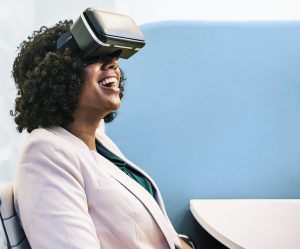 vr, laugh, video, labor