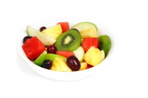 pineapple, kiwi, grapes, apple, melon, watermelon, fruit, fruit salad